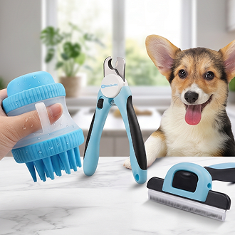 BarxBuddy 3-Piece Dog Grooming Set