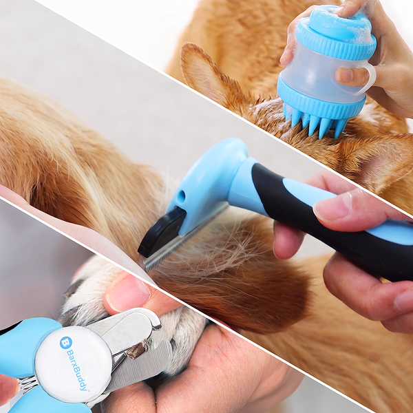 BarxBuddy 3-Piece Dog Grooming Set