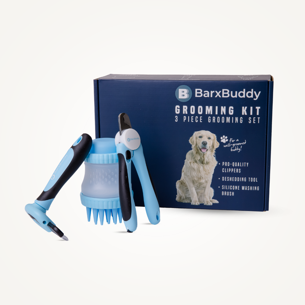 BarxBuddy Dog Grooming Set - 3 Piece Dog Grooming Kit