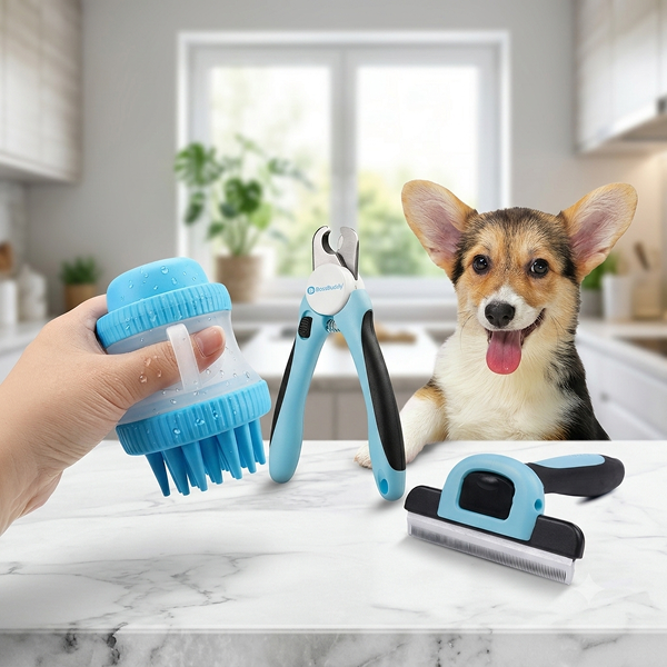 BarxBuddy 3-Piece Dog Grooming Set