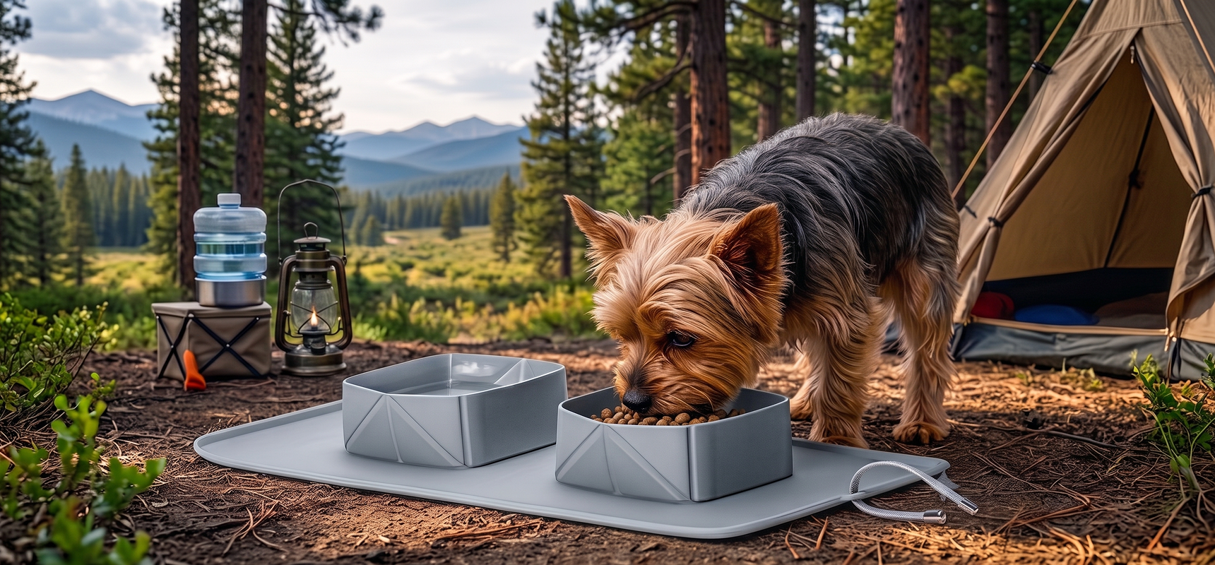 BarxBuddy Collapsible Silicone Dog Bowl