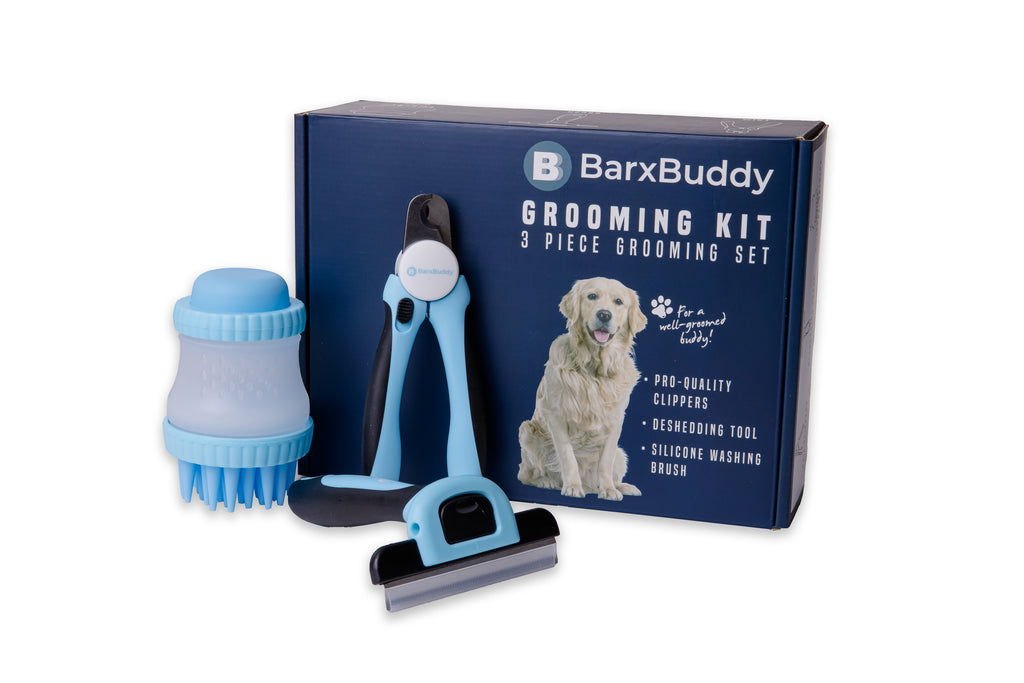 BarxBuddy Dog Grooming Set - 3 Piece Dog Grooming Kit